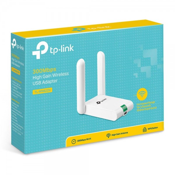 TP-Link USB-адаптер высокого усиления с поддержкой Wi-Fi N300