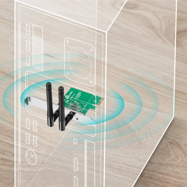 TP-Link Адаптер PCI Express с поддержкой Wi-Fi N300