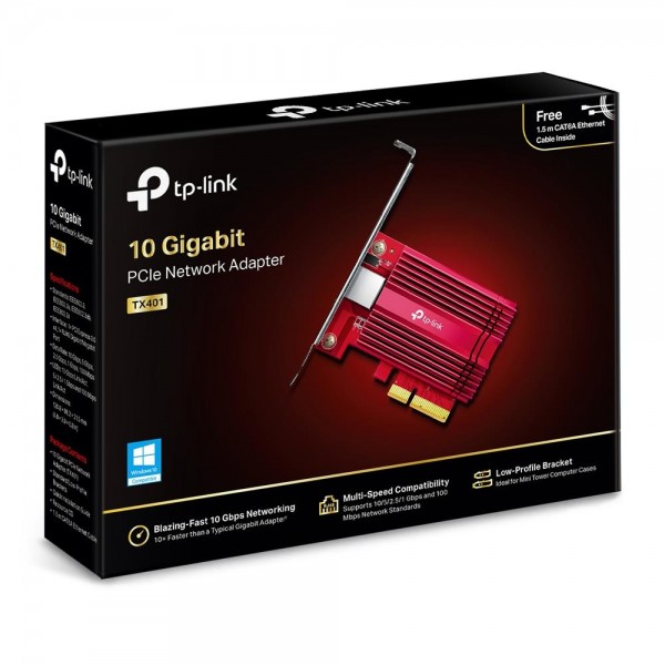 TP-Link Сетевой адаптер PCI Express 10 Гбит/с