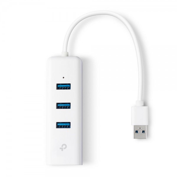 TP-Link 3-портовый концентратор и гигабитный адаптер USB 3.0