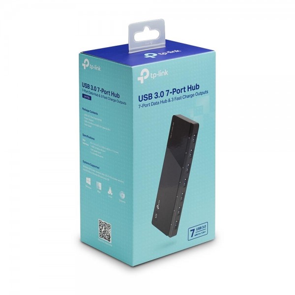 TP-Link 7-портовый концентратор USB 3.0 TP-Link 7-портовый концентратор USB 3.0