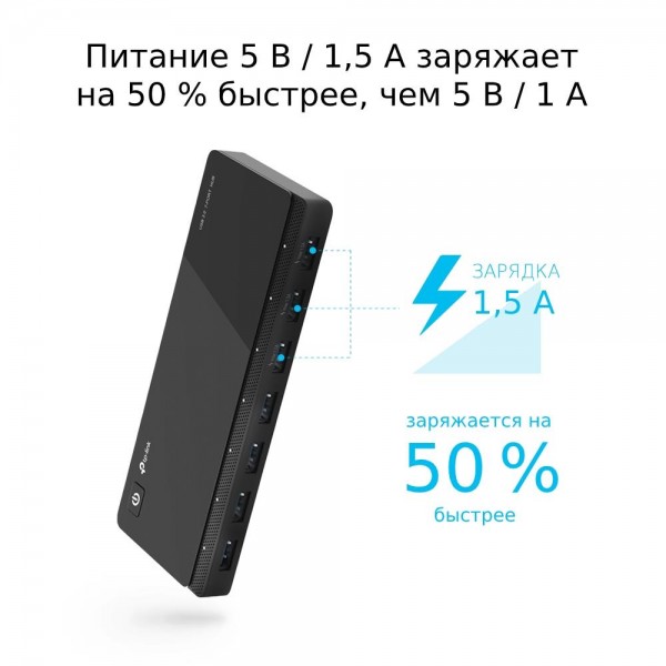 TP-Link 7-портовый концентратор USB 3.0 TP-Link 7-портовый концентратор USB 3.0