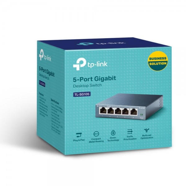 TP-Link 5-портовый гигабитный настольный коммутатор