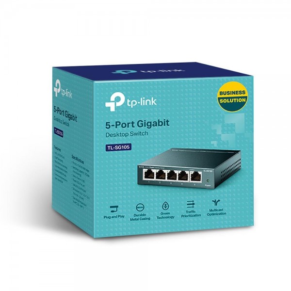 TP-Link 5-портовый гигабитный настольный коммутатор