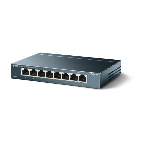 TP-Link 8-портовый 10/100/1000 Мбит/с настольный коммутатор