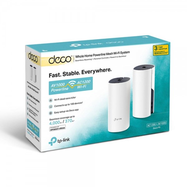 TP-Link Гибридная Mesh-система AC1200 + AV1000