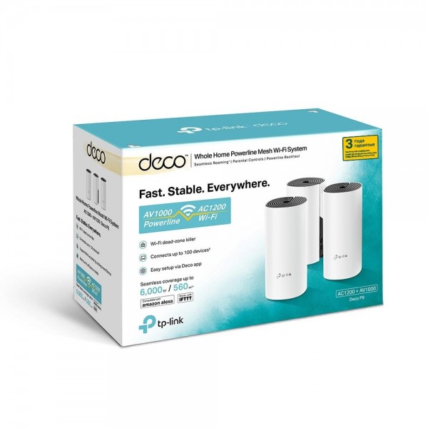 TP-Link Гибридная Mesh-система AC1200 + AV1000
