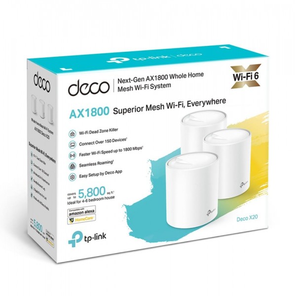 TP-Link AX1800 Домашняя Mesh Wi-Fi система