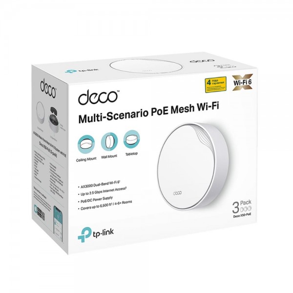 TP-Link Mesh-система AX3000 с поддержкой PoE