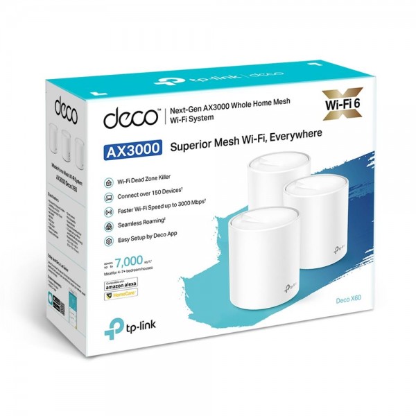 TP-Link AX3000 Домашняя Mesh Wi-Fi система