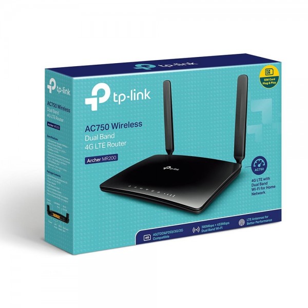 TP-Link AC750 Двухдиапазонный 4G LTE Wi-Fi роутер