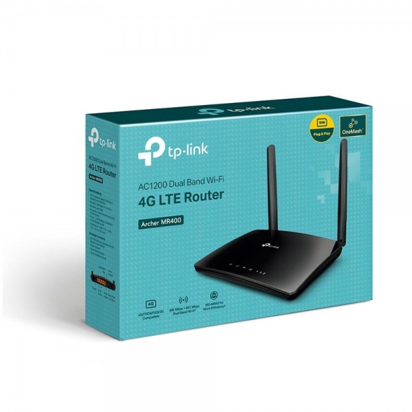 TP-Link Двухдиапазонный Wi-Fi роутер AC1200 с поддержкой 4G LTE