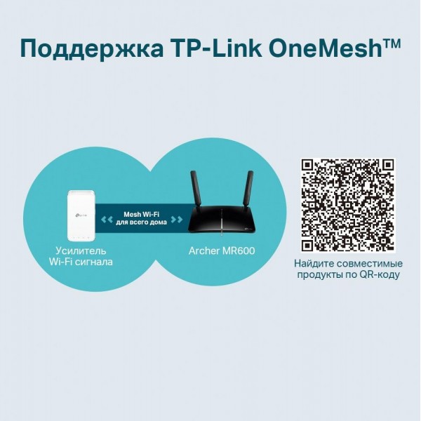 TP-Link AC1200 Двухдиапазонный гигабитный 4G+ Cat6 Wi-Fi роутер