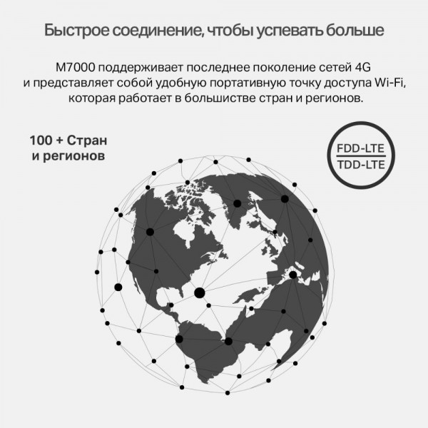 TP-Link Мобильный Wi‑Fi роутер N300 с поддержкой 4G LTE