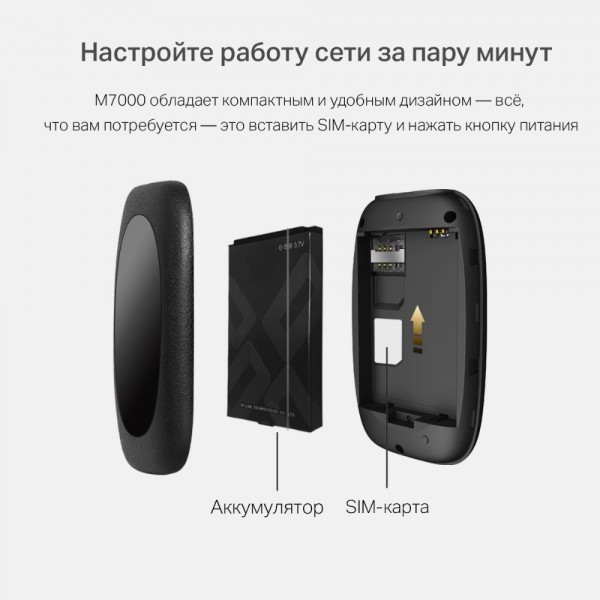 TP-Link Мобильный Wi‑Fi роутер N300 с поддержкой 4G LTE