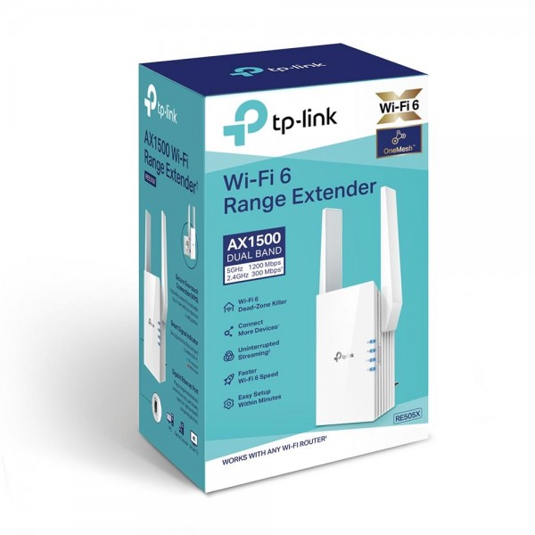 TP-Link Усилитель Wi‑Fi сигнала AX1500 с поддержкой Mesh