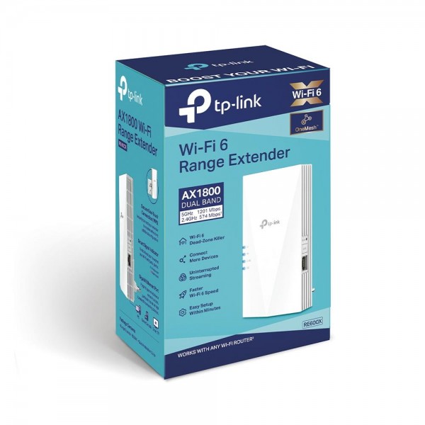 TP-Link Усилитель Wi‑Fi сигнала AX1800 с поддержкой Mesh TP-Link Усилитель Wi‑Fi сигнала AX1800 с поддержкой Mesh