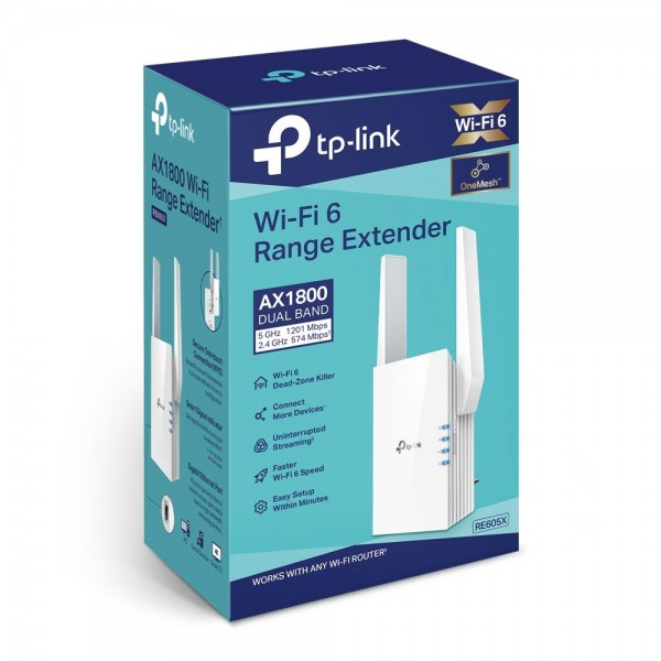 TP-Link Усилитель Wi‑Fi сигнала AX1800 с поддержкой Mesh TP-Link Усилитель Wi‑Fi сигнала AX1800 с поддержкой Mesh