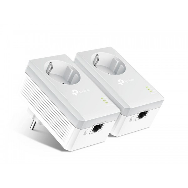 TP-Link AV600 Комплект адаптеров Powerline со встроенной розеткой