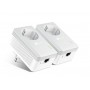 TP-Link AV600 Комплект адаптеров Powerline со встроенной розеткой TP-Link AV600 Комплект адаптеров Powerline со встроенной розеткой