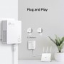 TP-Link Комплект гигабитных адаптеров Powerline AV1000 TP-Link Комплект гигабитных адаптеров Powerline AV1000