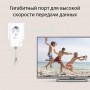 TP-Link Комплект гигабитных адаптеров Powerline AV1000 со встроенной розеткой TP-Link Комплект гигабитных адаптеров Powerline AV1000 со встроенной розеткой