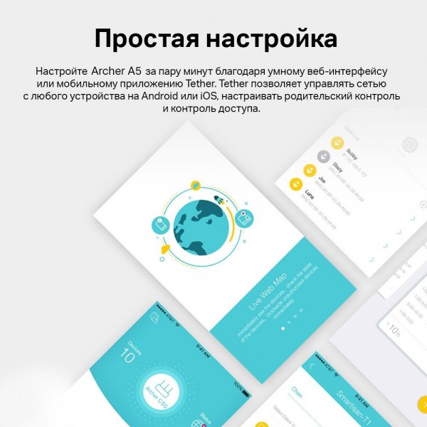 TP-Link AC1200 Двухдиапазонный Wi-Fi роутер