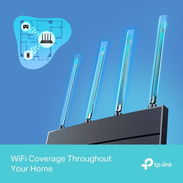 TP-Link Двухдиапазонный гигабитный Wi‑Fi роутер AX1500