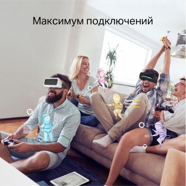 TP-Link Двухдиапазонный гигабитный Wi‑Fi роутер AX6000 с поддержкой Mesh