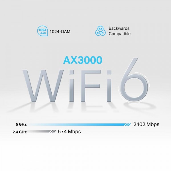 TP-Link Wi-Fi роутер AX3000 с поддержкой 5G и IP‑телефонии