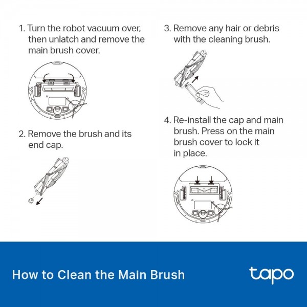 TP-Link Комплект запчастей для роботов‑пылесосов Tapo TP-Link Комплект запчастей для роботов‑пылесосов Tapo