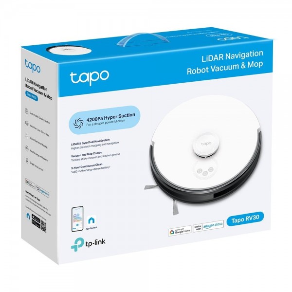 TP-Link Робот-пылесос с влажной уборкой и датчиком LiDAR TP-Link Робот-пылесос с влажной уборкой и датчиком LiDAR