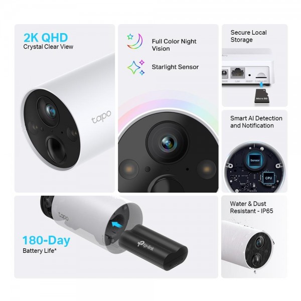 TP-Link Комплект из двух умных камер и центра управления